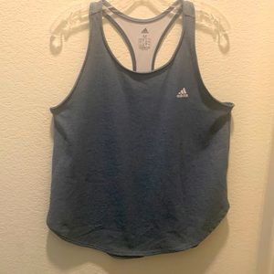 Adidas Aeroready blue tank top